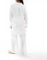 South Beach oversized beach shirt in white weiß, 34 - фото #2