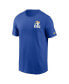 Фото #4 товара Men's Royal Los Angeles Rams Blitz Essential T-shirt