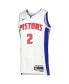 Фото #2 товара Футболка Nike для мужчин и женщин Cade Cunningham Detroit Pistons белый - Иконическая модель