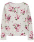 Фото #3 товара Kid Floral Waffle Knit Long-Sleeve Tee 4