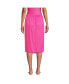 ფოტო #3 პროდუქტის Women's Twist Front Knee Length Swim Cover-up Skirt