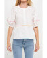 ფოტო #1 პროდუქტის Women's Piping Detailed Blouse