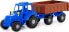 Фото #1 товара Игрушечный транспорт Polesie Трактор Алтай с прицепом №1 в сетке, синий