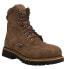 Justin Original Workboots Rivot 8 Inch Waterproof Steel Toe Work Mens Brown Cas