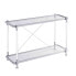 Фото #3 товара 43.31" Glass Sofa Table, Acrylic Side Table, Console Table For Living Roome& Bedroom