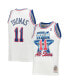 ფოტო #3 პროდუქტის Men's Isiah Thomas White Eastern Conference Hardwood Classics 1992 NBA All-Star Game Swingman Jersey