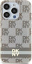 Фото #1 товара DKNY DKNY DKHMP14SHCPTSE iPhone 14 / 15 / 13 6.1" beżowy/beige hardcase IML Checkered Mono Pattern & Printed Stripes MagSafe