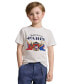 ფოტო #2 პროდუქტის Toddler and Little Boys Cotton Jersey Graphic T-shirt