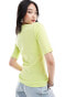 Фото #2 товара InWear Dagna jersey ribbed t-shirt in lime