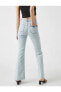 Standart Bel Kot Pantolon - Slim Flare Fit Jean