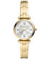 ფოტო #1 პროდუქტის Women's Carlie Sport Mini Three Hand, Gold Tone Stainless Steel Bracelet Watch 28mm