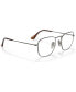 RX8157V Frank Titanium Optics Men's Square Eyeglasses