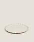 Фото #3 товара Scalloped stoneware dinner plate