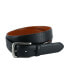 Фото #1 товара Men's Caelen Plaid Embossed Leather Belt