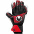 Фото #1 товара Перчатки вратаря Uhlsport Powerline Soft Flex Чёрный взрослых