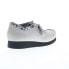 Фото #8 товара Clarks Wallabee EVO 26172904 Mens Gray Oxfords & Lace Ups Casual Shoes