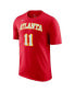 Фото #3 товара Men's Trae Young Red Atlanta Hawks Icon 2022/23 Name and Number T-shirt