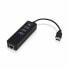 Фото #1 товара USB-разветвитель Ewent AAOAUS0127 3 x USB 3.1 RJ45 Plug and Play