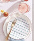 Фото #2 товара Blue Bay Stripes Dinner Plates, Set of 4