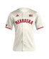 ფოტო #3 პროდუქტის Men's Cream Nebraska Huskers Replica Baseball Jersey