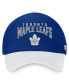 Фото #4 товара Men's Blue, White Toronto Maple Leafs Fundamental 2-Tone Flex Hat