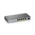 ZyXEL GS1350-6HP-EU0101F - Managed - L2 - Gigabit Ethernet (10/100/1000) - Power over Ethernet (PoE) - Wall mountable