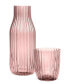 2-Piece Ribbed Carafe and Cup Set - фото #2