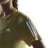 Women’s Short Sleeve T-Shirt Adidas Own Cooler Yellow