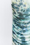 Фото #10 товара Платье из прозрачной ткани с принтом ZARA