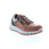 Фото #2 товара Allrounder by Mephisto Utano Tex Mens Brown Suede Lifestyle Sneakers Shoes 7.5