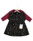 ფოტო #2 პროდუქტის Baby Girls Cotton Dresses, Gold Botanical