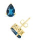 London Topaz (2-1/10 ct. t.w.) Stud Earrings in 14K Yellow Gold