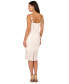 Women's Embellished-Strap Lace Sheath Dress