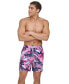 ფოტო #4 პროდუქტის Men's Island Camo Printed 7" Swim Trunks