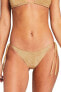 Vitamin A 295409 Women's Elle Tie Side Bottoms Golden Glow Metallic MD (US 8)