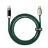 Фото #2 товара Kabel USB-C 100W 5A Power Delivery z wyświetlaczem miernikiem mocy 2m zielony
