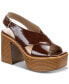 ფოტო #1 პროდუქტის Women's Moniquee Crisscross Platform Dress Sandals, Created for Macy's