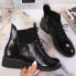 Lacquered boots Vinceza W JAN135 black