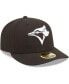Фото #3 товара Men's Toronto Blue Jays Black, White Low Profile 59FIFTY Fitted Hat