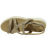 Фото #4 товара VANELi Trevin Snake Wedge Womens Beige Casual Sandals 308743