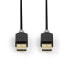 Nedis CCBW60000AT20 - 2 m - USB A - USB A - USB 2.0 - 480 Mbit/s - Anthracite