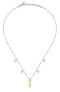 Original bicolor necklace with pendants Passioni SAUN05