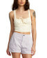 ფოტო #1 პროდუქტის Juniors' Daylight Cotton High-Rise Zip-Fly Shorts