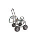 4-Wheel Garden Hose Reel Cart with Basket