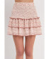 Фото #1 товара Women's Floral Mini Skirt