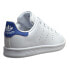 Adidas Stan Smith C Little Kids Shoes White-White-Blue bb0694