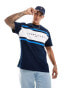 Tommy Jeans colorblock t-shirt in blue