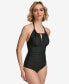 Women's Keyhole-Neck One-Piece Swimsuit