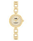 Фото #1 товара Women's Gracie Gold-Tone Stainless Steel Bangle Bracelet Watch 23mm