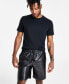 Фото #3 товара Men's Jax Faux Leather 7" Shorts, Created for Macy's